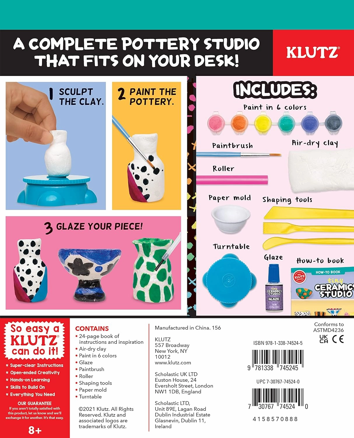 Klutz Tiny Ceramics Studio