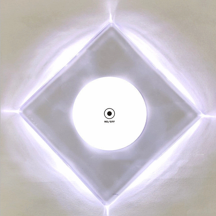 LED Glow Coaster – Acrylic Crystal Luminous Cocktail