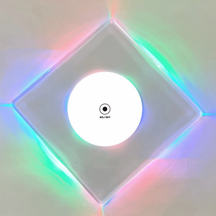 LED Glow Coaster – Acrylic Crystal Luminous Cocktail