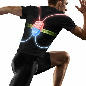 LED Reflective Running Vest: High Visibility Running Vest with Front Light for Outdoor Sports | Lightweight Anti-Slip Safety Running Vest with Multiple Colors, Rechargeable Running Light