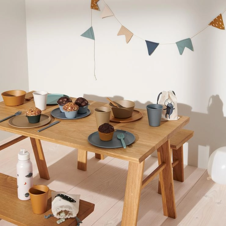 Liewood Brody Cat Golden Caramel Meal Set.