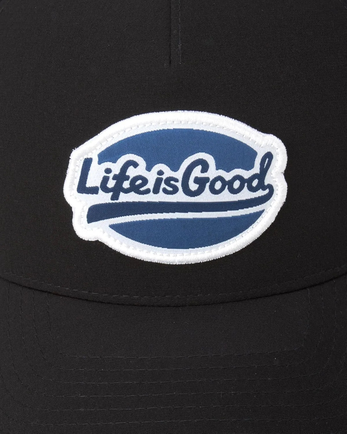 Life is Good Men's Trucker Hat - Mesh-Back Logo Patch Adjustable Baseball Cap