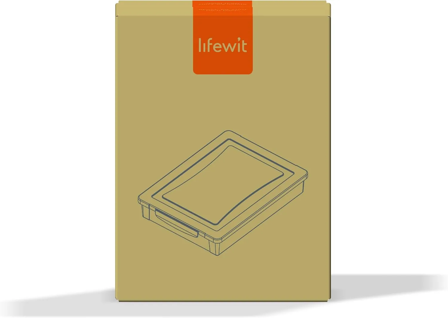 Lifewit 4 Pack Plastic Multi-Purpose Storage Box with Latching Lids, Clear A4, 8.5" x 11" Letter Size Paper Storage, Storage Containers for Board Game, Craft, Document, Magazine, Art Supplies