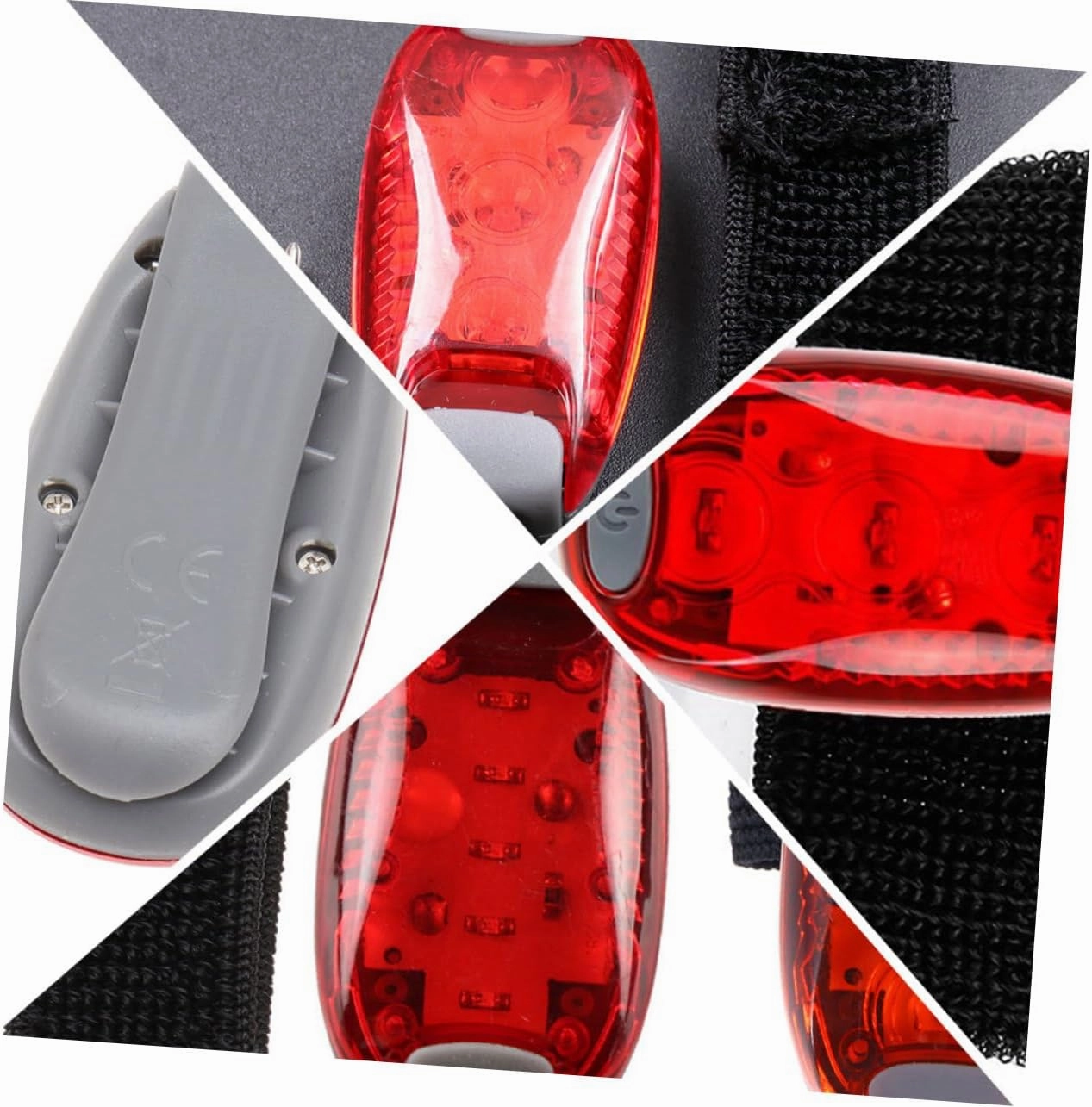 Lights for Outdoor Adventure Battery Night Running Rear LED Camping Bright Tail Light Flashing Runner