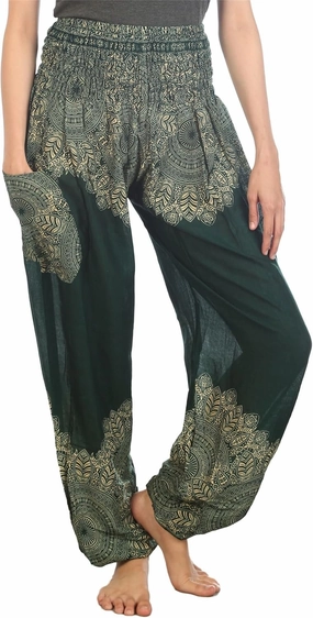 LOFBAZ Harem Boho Pants for Women Yoga S-4XL Plus Hippie Clothing PJ