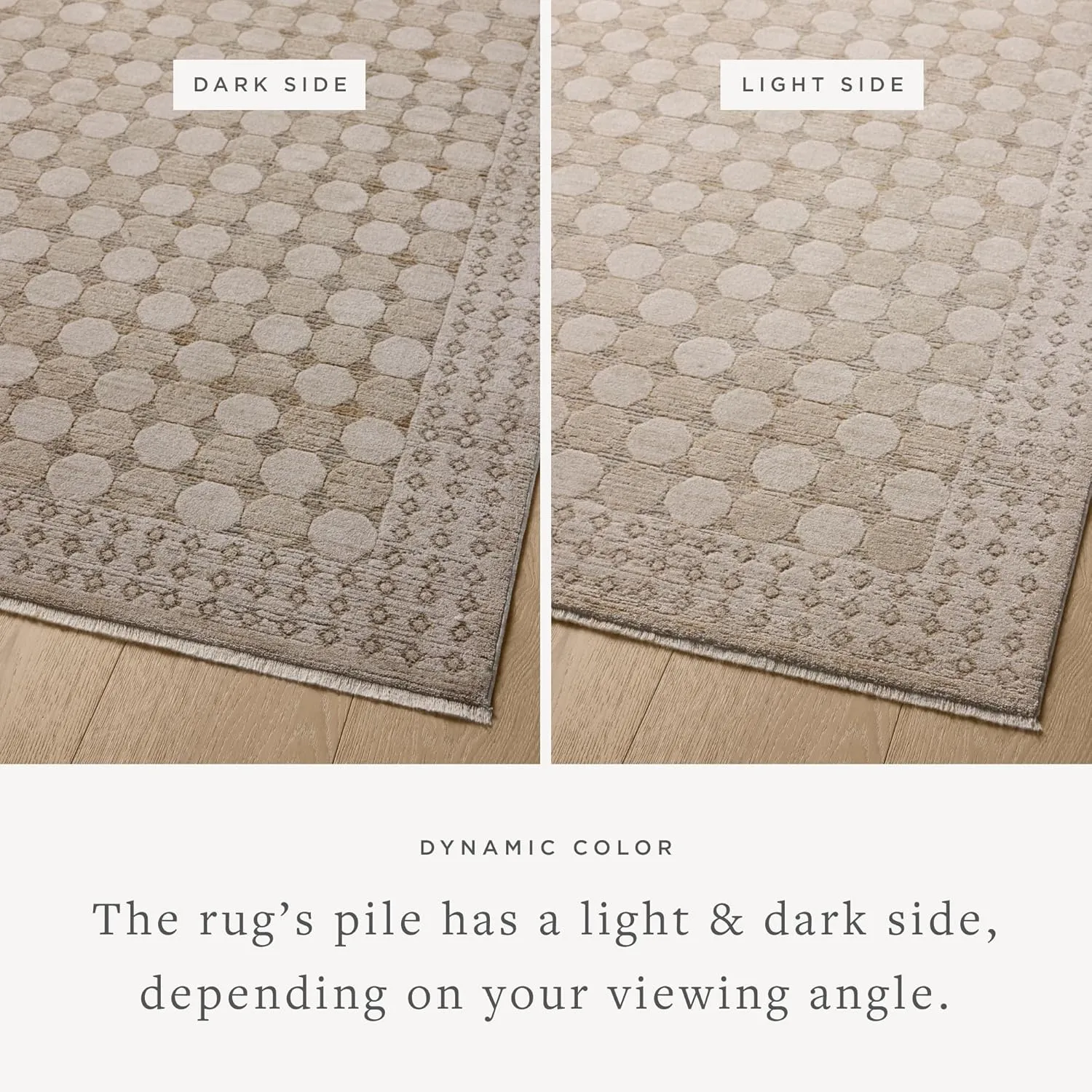 Loloi Amber Lewis Cali Collection CIL-01 Taupe/Natural 6'-7" x 9'-2", .25" Pile Height, Area Rug
