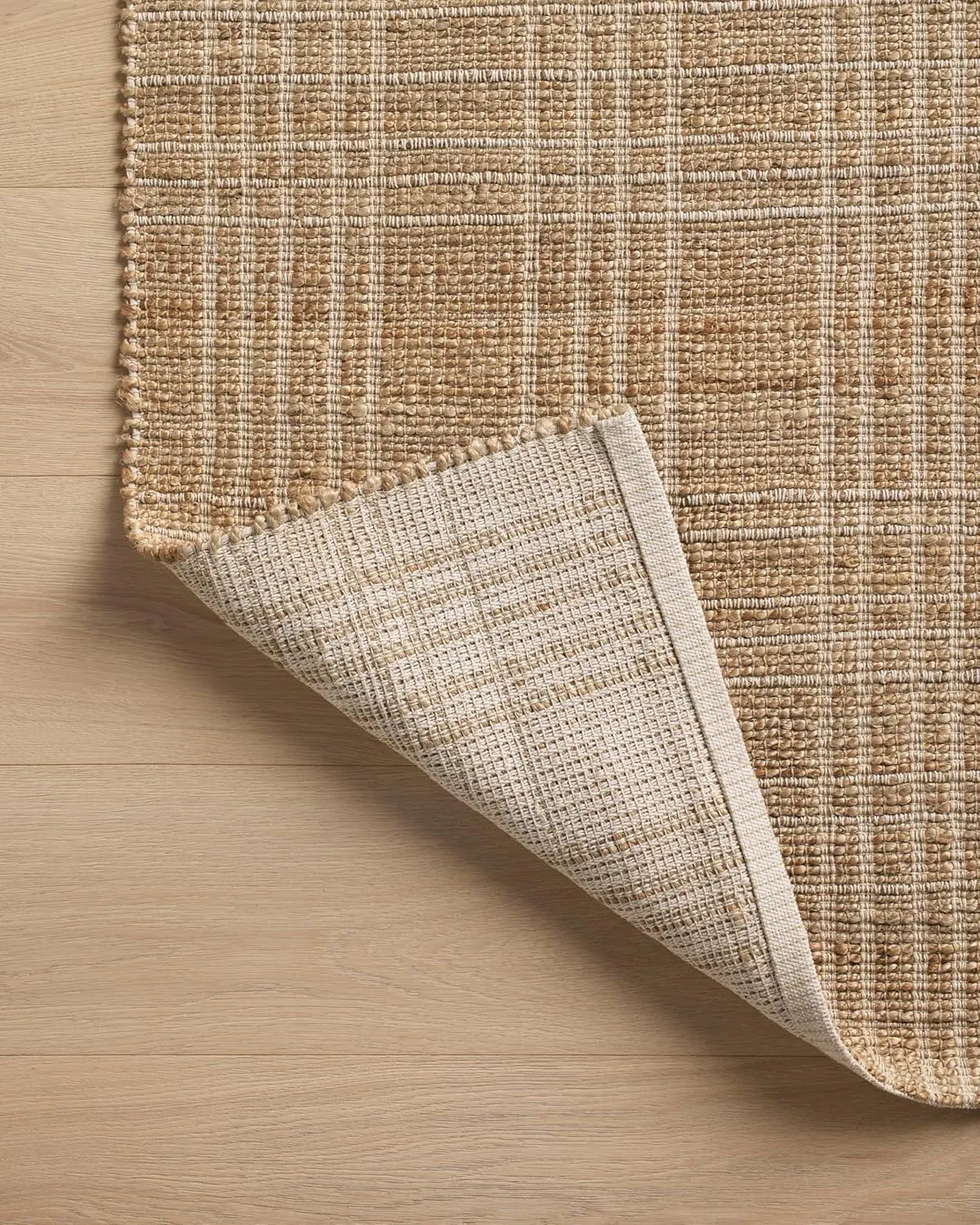 Loloi Chris Loves Julia Judy Collection JUD-01 Natural/Cream 2'-6" x 7'-6" Runner Rug