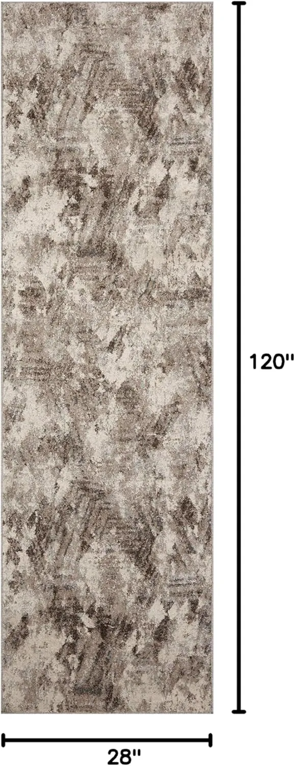 Loloi II Austen Collection AUS-03 Natural/Brown 2'-4" x 10' Runner Rug