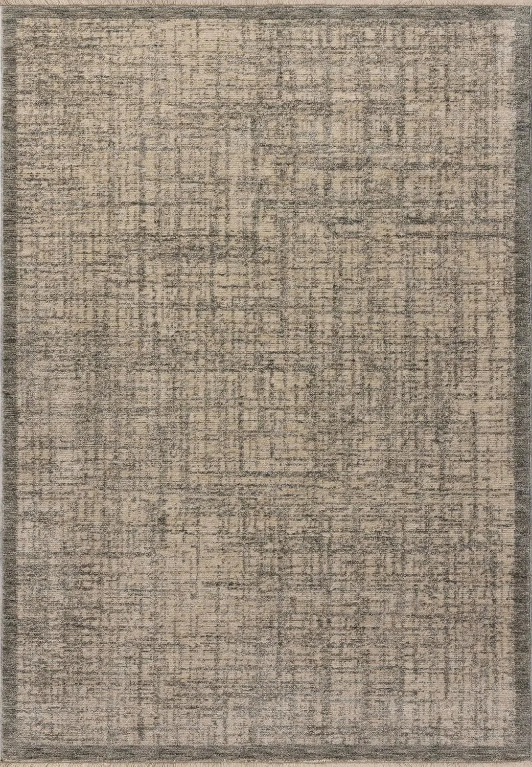 Loloi II Winston Collection WIT-01 Denim/Bone 9'-6" x 13'-1" Area Rug, .38" Pile Height, Soft, Durable, Non-Shedding, Easy Clean, Rug for Living Room