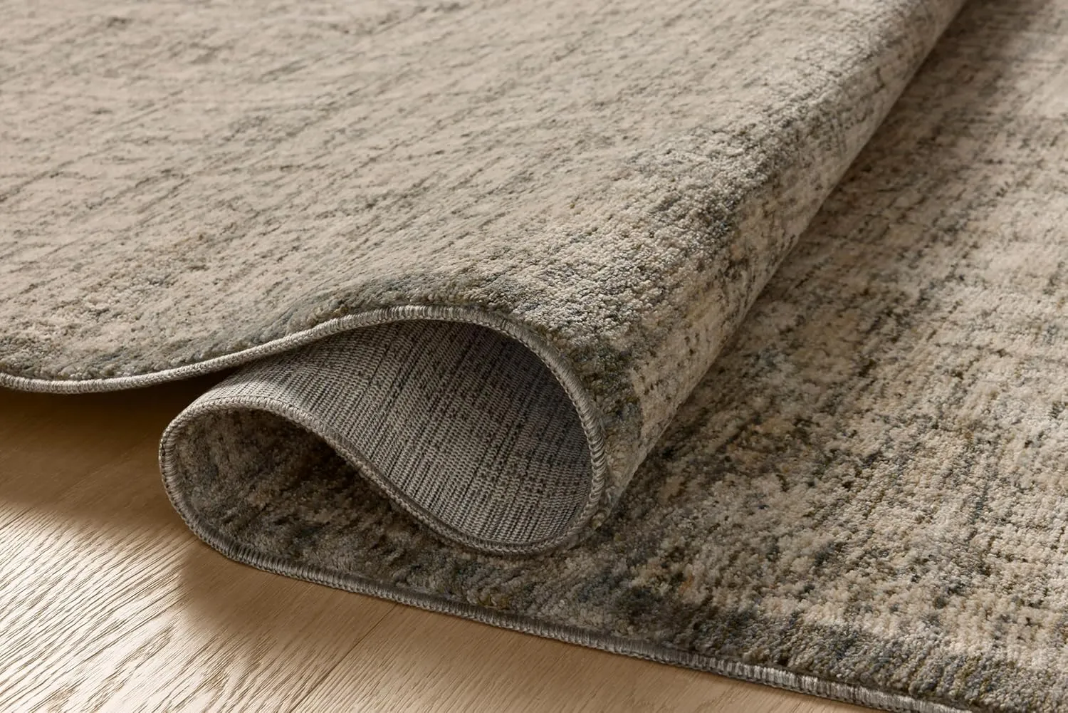Loloi II Winston Collection WIT-01 Denim/Bone 9'-6" x 13'-1" Area Rug, .38" Pile Height, Soft, Durable, Non-Shedding, Easy Clean, Rug for Living Room