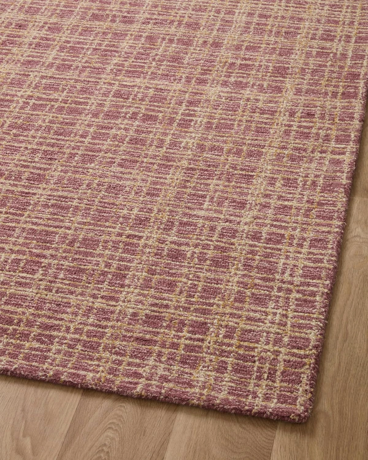 Loloi Chris Loves Julia x Polly Collection POL-03 Berry/Natural 2'-0" x 5'-0" Accent Rug