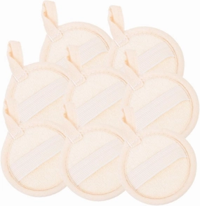Loofah Sponges Exfoliating Pads for Shower Body Cleansing Wipes Small Loofah Scrubbers