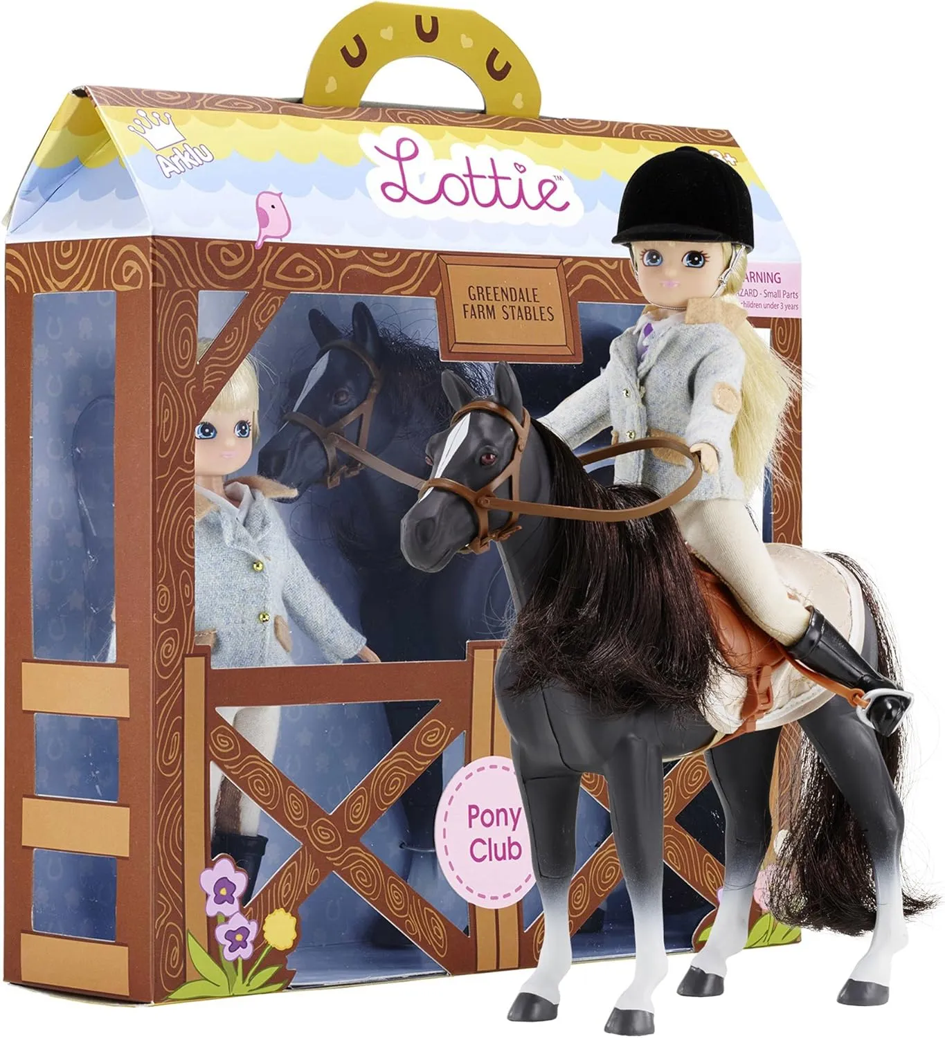 Lottie Pony Club Doll with Horse Set and Accessories