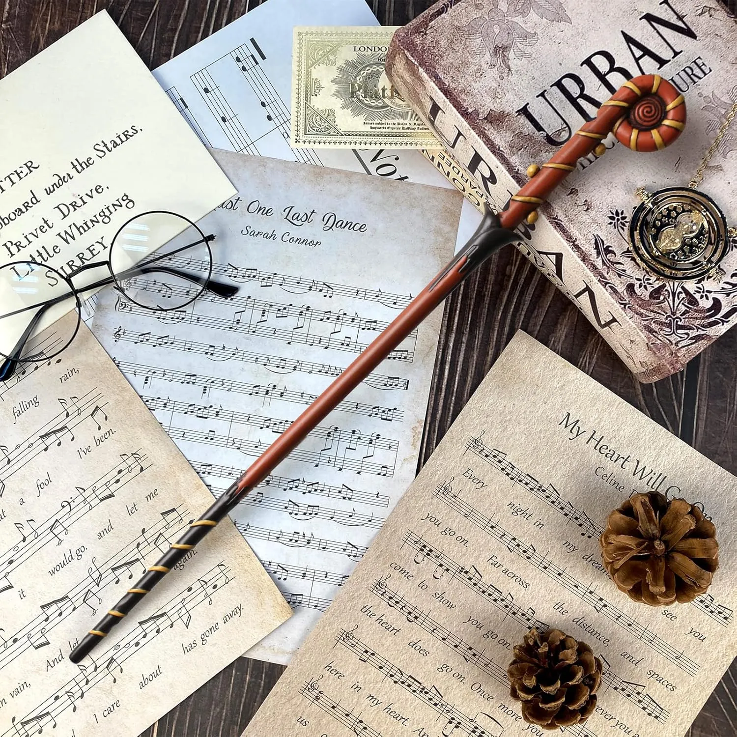 Magic Witch Witchcraft Wizard Sorcerer Wand for Collectible Magical Toy Wands (Lollipop)