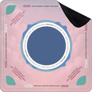 Mahjong Mat for Table White Cloud Grey Neutral Modern Abstract Clouds Sky Soft Lines Pastel 31.5" x 31.5" Non-Slip Noise-Reducing Game Mat Premium Mahjong Accessories for Poker Dominoes Board Games