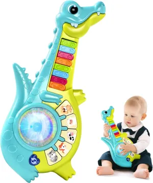 Marstone Toddler Toys for 1 Year Old Boy Birthday Gift: Baby Musical Toys 12-18 Months, Educational Piano Guitar for Toddlers 1-2 with Animals and Sounds, 1st First Gift for Birthday, Christmas, Xmas