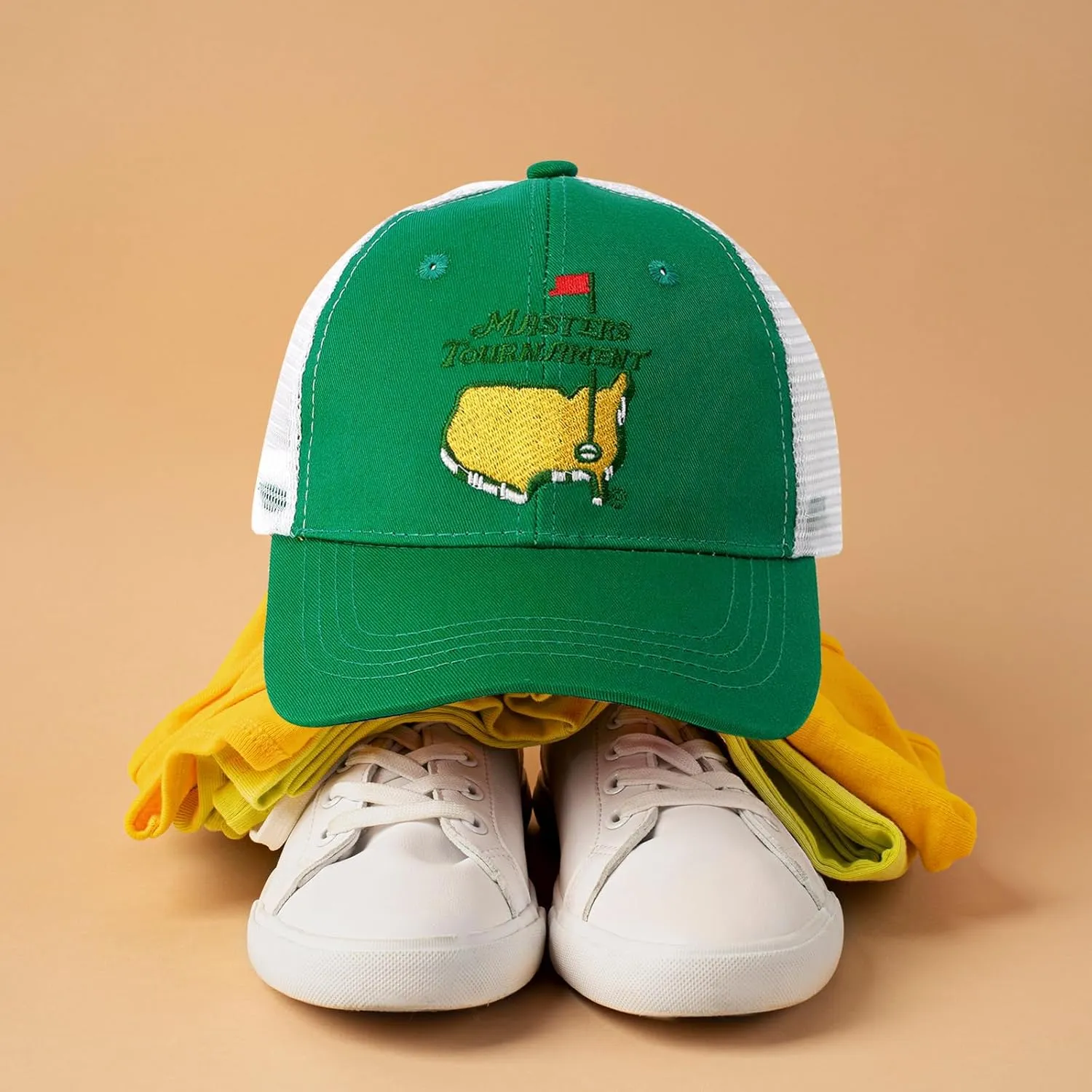 Masters Tournament Golf Hat Green Adjustable Baseball Cap Casual Trucker Hat Fashion Hip Hop Headwear for Men Women