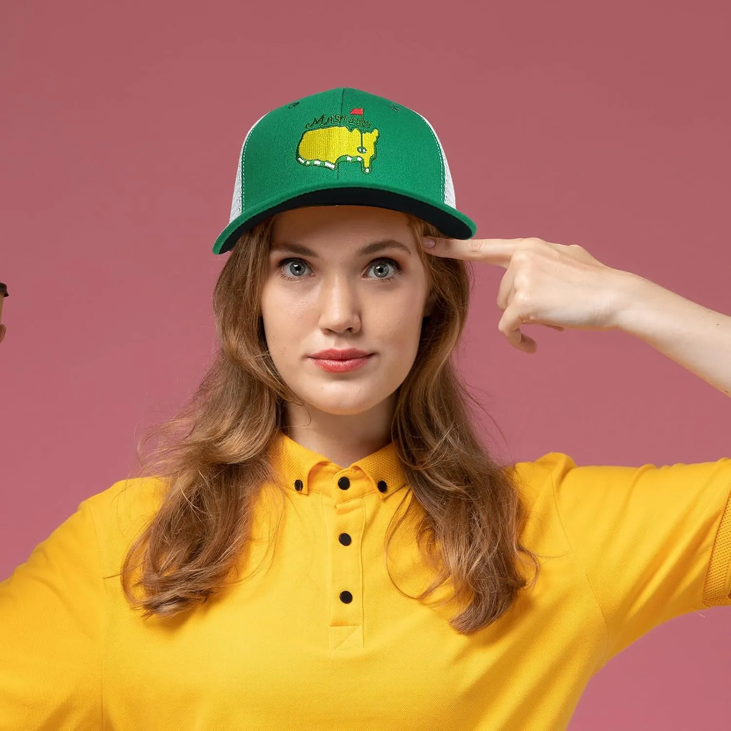 Masters Tournament Golf Hat Green Adjustable Baseball Cap Casual Trucker Hat Fashion Hip Hop Headwear for Men Women