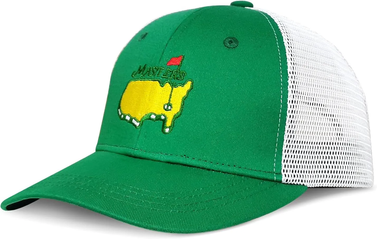 Masters Tournament Golf Hat Green Adjustable Baseball Cap Casual Trucker Hat Fashion Hip Hop Headwear for Men Women