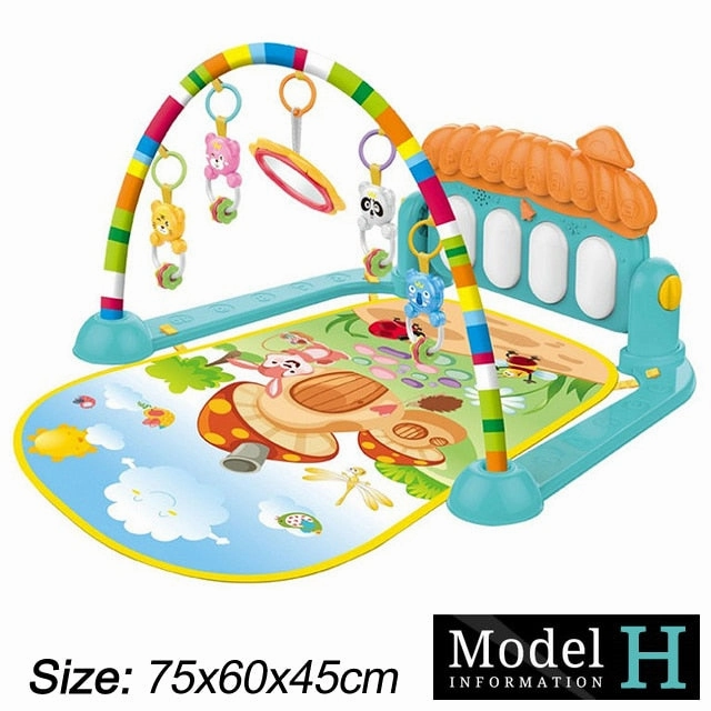 Mat Early Puzzle Education Crawling Pad Carpet Kid Wide range Rack Refined Piano Toy Music Styles Infant Rug 26 Baby Gym Baby Play Playmat Keyboard