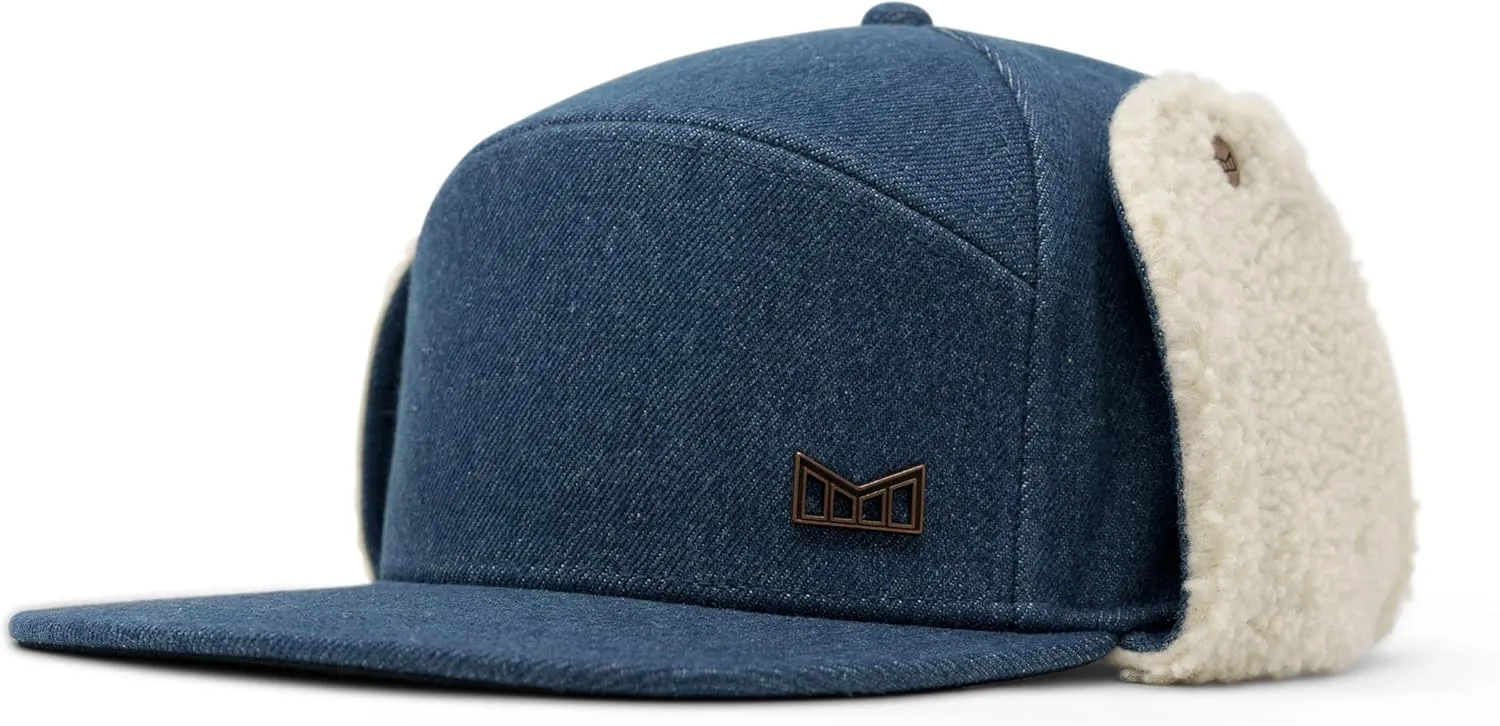 melin Trenches Icon Lumberjack Thermal, Winter Strapback Hat with Adjustable Ear Flaps, Cold-Weather Caps for Men & Women