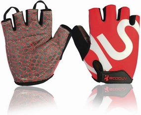 Men Women Cycling Gloves with Shock-absorbing Gel Pad Breathable Half Finger Mountain Bicycle Bike Road Racing Gloves