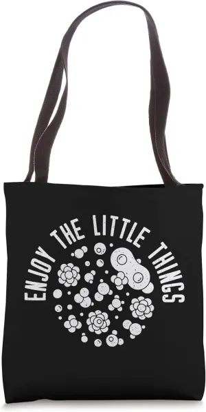 Microbes and Bacteria - Enjoy The Little Things Microbiology Tote Bag