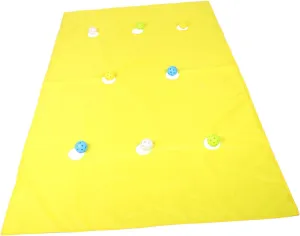 Milisten 1 Set Game Pad Team Building Games Hole Tarp Mat for Team Building Hole Tarp Mat Teamwork Yellow Plastic
