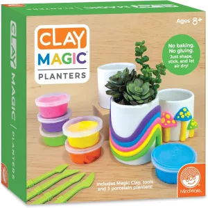 Mindwares Clay Magic Planters Craft Kit