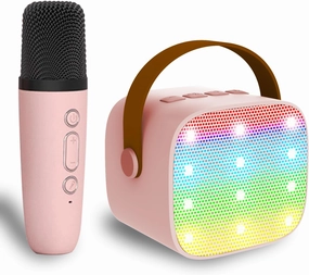 Mini Karaoke Machine for Kids & Adult, 4-12 Years Old Girls Christmas Birthday Gift for Girls & Boys, Karaoke Toys Gifts for Girls Ages 4, 5, 6, 7, 8, 9, 10, 12  Year Old Birthday Party