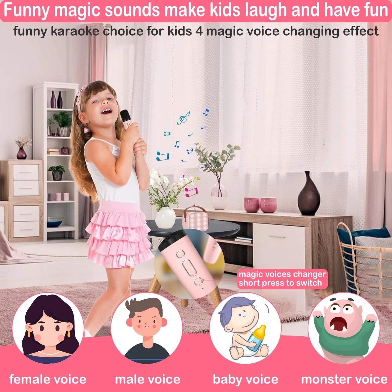 Mini Karaoke Machine for Kids & Adult, 4-12 Years Old Girls Christmas Birthday Gift for Girls & Boys, Karaoke Toys Gifts for Girls Ages 4, 5, 6, 7, 8, 9, 10, 12  Year Old Birthday Party
