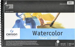 Montval 140LB Watercolor Pad Wired 10X15