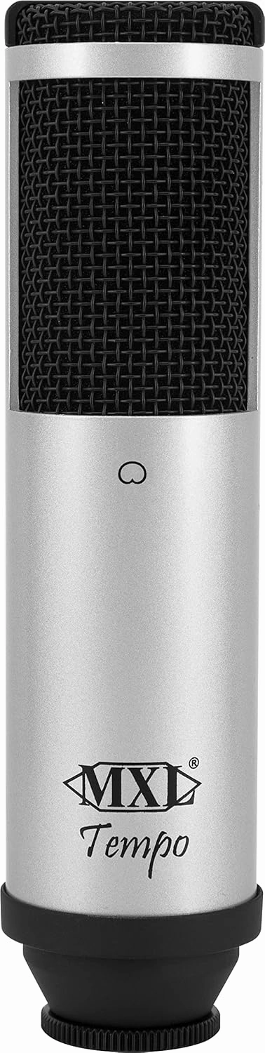 MXL TEMPO-SK Mac and PC Compatible USB 2.0 Powered Condenser Microphone - Silver/Black