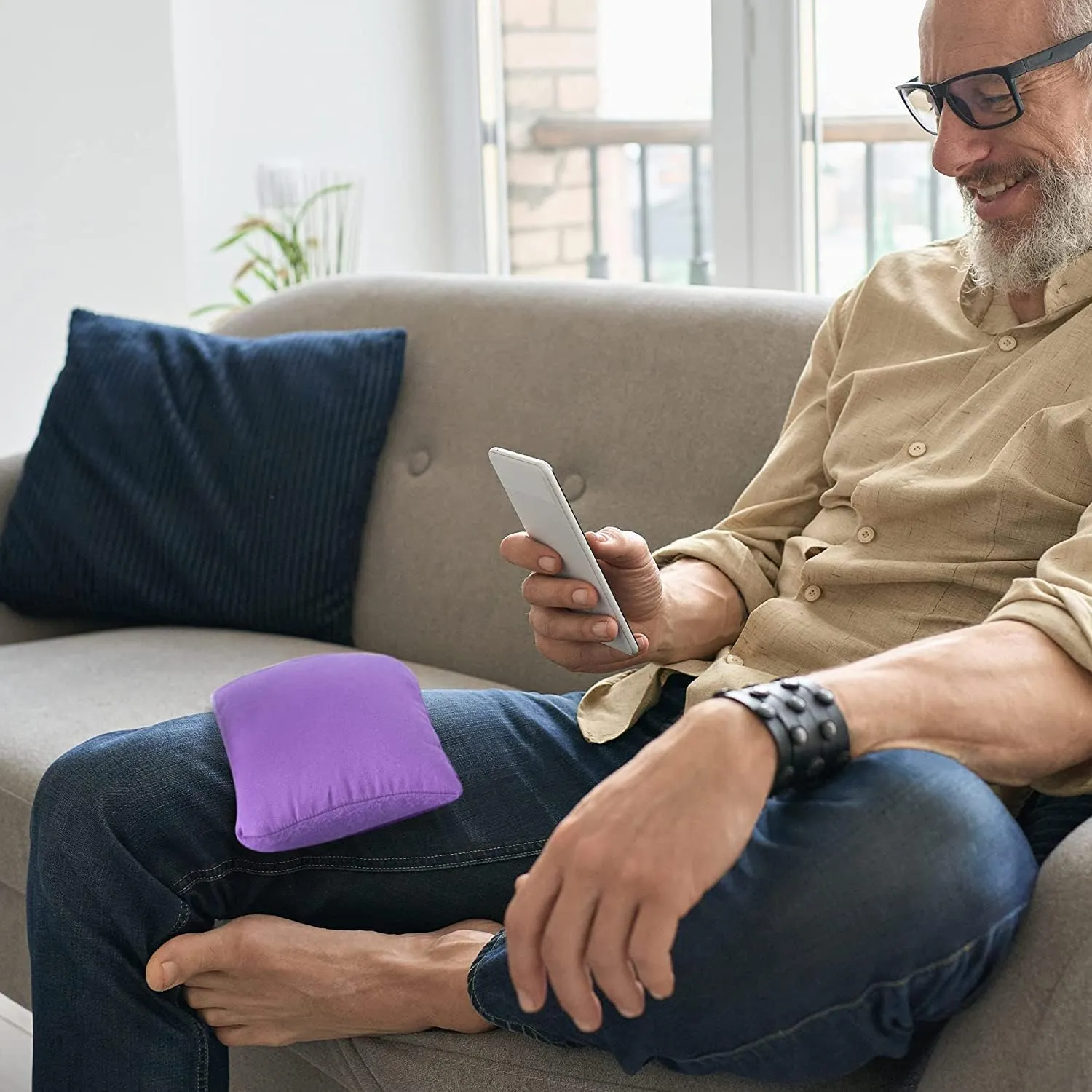 My Heating Pad Microwave Heating Pad - Moist Microwavable Heating Pads for Joints and Muscles Relief - Microwave Hot Pack Heat Pad for Cramps - Chilled or Heated Pad Therapy - Purple - Lavender Scent
