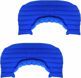 My Heating Pad Microwavable Neck and Shoulder Wrap Plus - Neck Wrap, Shoulder Relaxer, Portable, Large - 2 Pack Blue