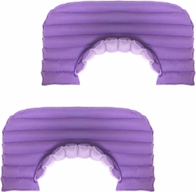 My Heating Pad Microwavable Neck and Shoulder Wrap Plus - Neck Wrap, Shoulder Relaxer, Portable, Large - 2 Pack Purple