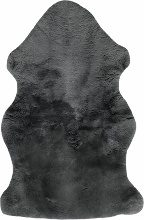 Natural Sheepskin for Bed Sores and Skin Irritation | Hastings 100% Real Medical Sheepskins with Non-Slip Back for Pain Relief and Discomfort, Wool Seat Pad, Charcoal Grey, 2 ft x 3 ft