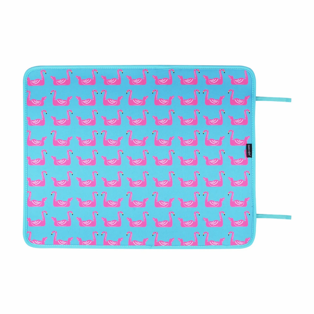 Neoprene Poolside Seating Mats: Flamingo Floats