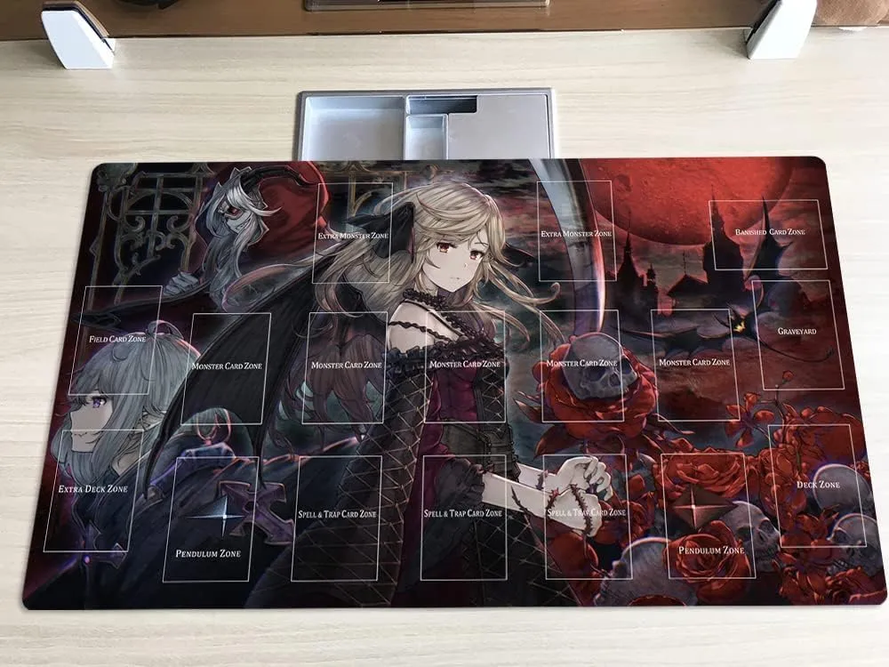 New Playmat Vampire Fraulein Custom Playmat TCG CCG Trading Card Game Mat   Free Bag (ZD039-077-A)