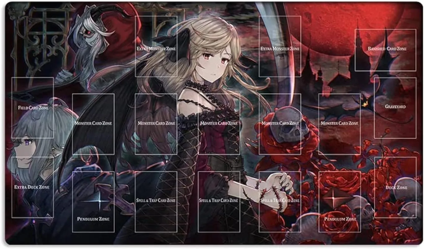 New Playmat Vampire Fraulein Custom Playmat TCG CCG Trading Card Game Mat   Free Bag (ZD039-077-A)