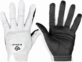 New Improved 2X Long Lasting Bionic RelaxGrip Golf Glove with Patented Double-Row Finger Grip System (Men's Cadet ML, Worn on Left Hand)