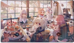 New Playmat Ghost Sisters CCG TCG Trading Card Game Mat with Zones   Free Bag (ZD014-634-A)