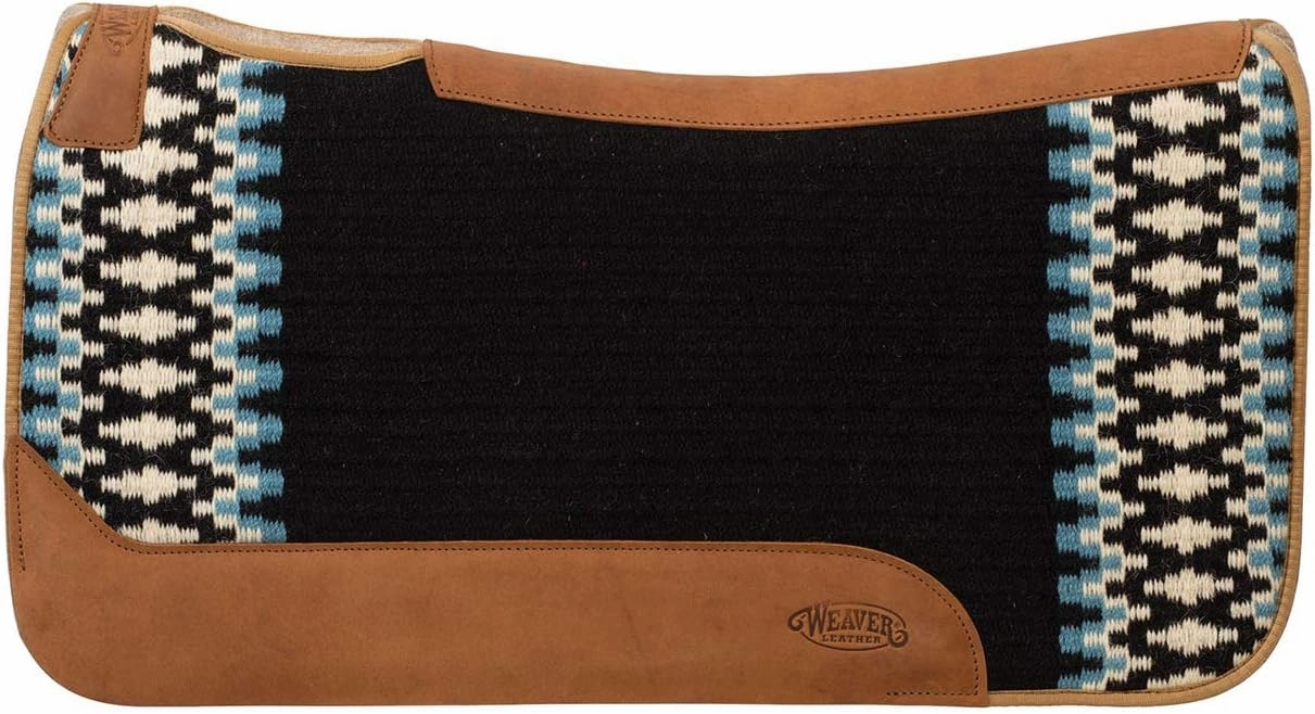 New Zealand Wool Saddle Pads, 31" x 32" Blue