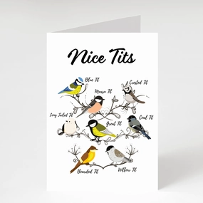 Nice Tits - Blank Greeting Card