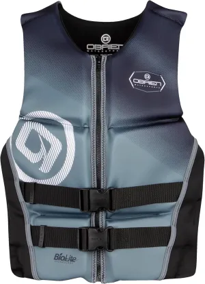O'Brien Men's Flex V-Back Life Jacket - US Coast Guard Approved Level 70 Buoyancy - Water Sports Activity Including Boating, Paddle, Skiing, Surfing & Swimming
