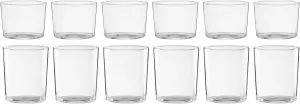 Oneida Clear Stackables Short & Tall Glasses, Set Of 12, 12 Count