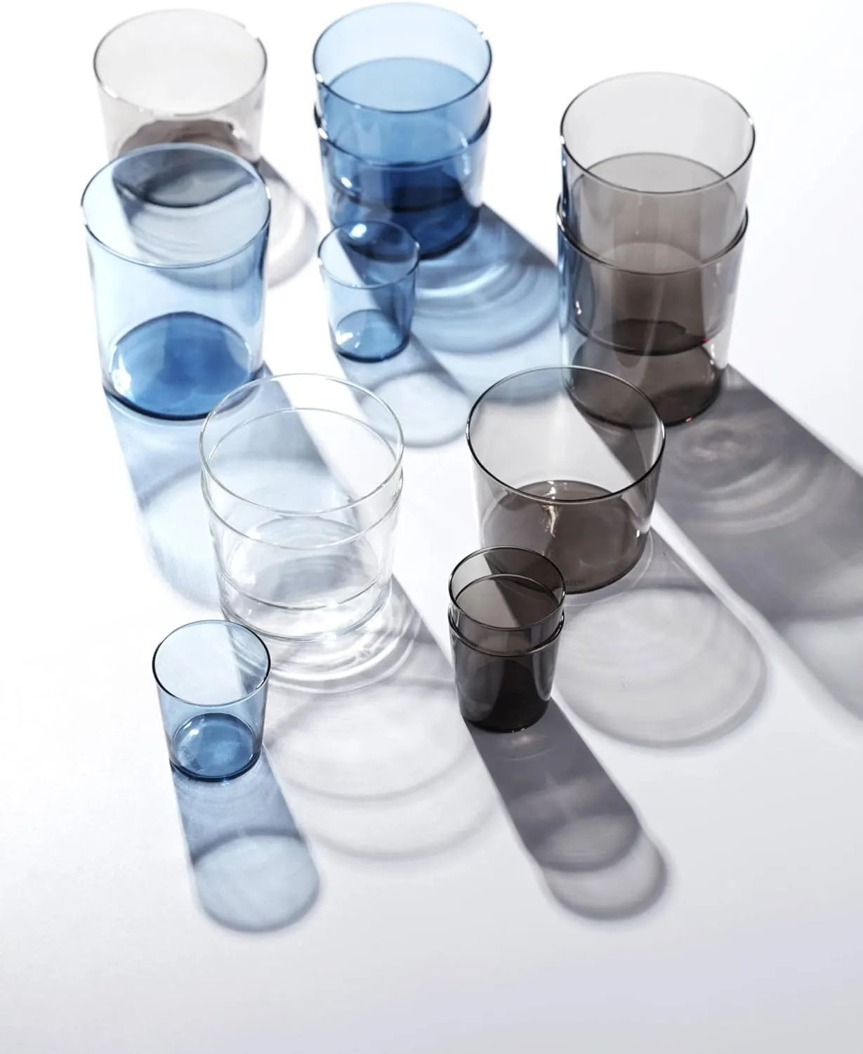 Oneida Clear Stackables Short & Tall Glasses, Set Of 12, 12 Count