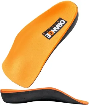 Orange Insoles D 3/4 Fits Men's Shoe 9-10, Women's 10.5-11.5