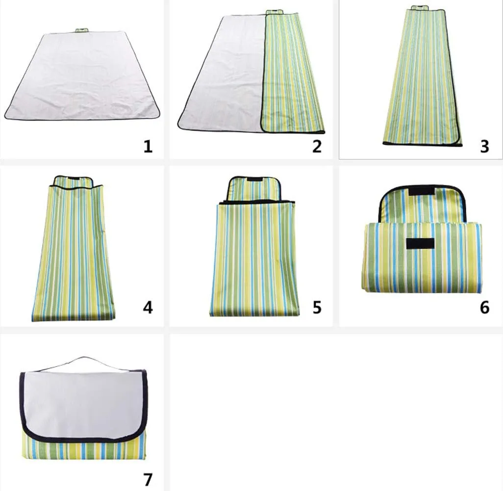 Outdoor Portable Folding Picnic Mat Oxford Cloth Waterproof Mat