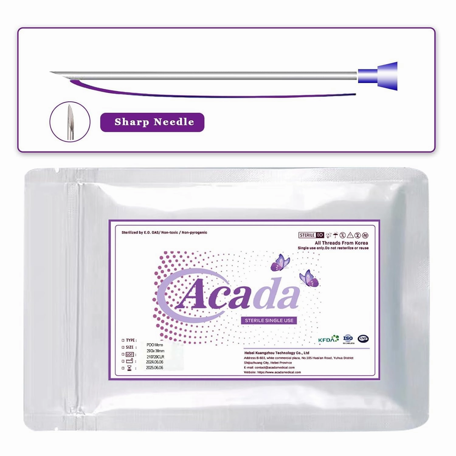 Pdo Threads for Face Lift 30g25mm 20pcs Pdo Mono Threads for Face hilos tensores para el rostro invisibles Collagen for Skin Tightening Wrinkle Reduction